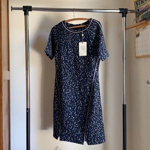 Margaret O’Leary Navy Dress Size Small NWT